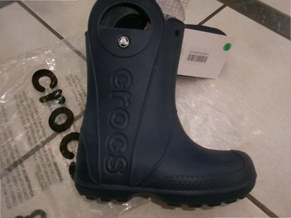 CROCS Regenstiefel Gummistiefel Gr.33-34 NEU Blau