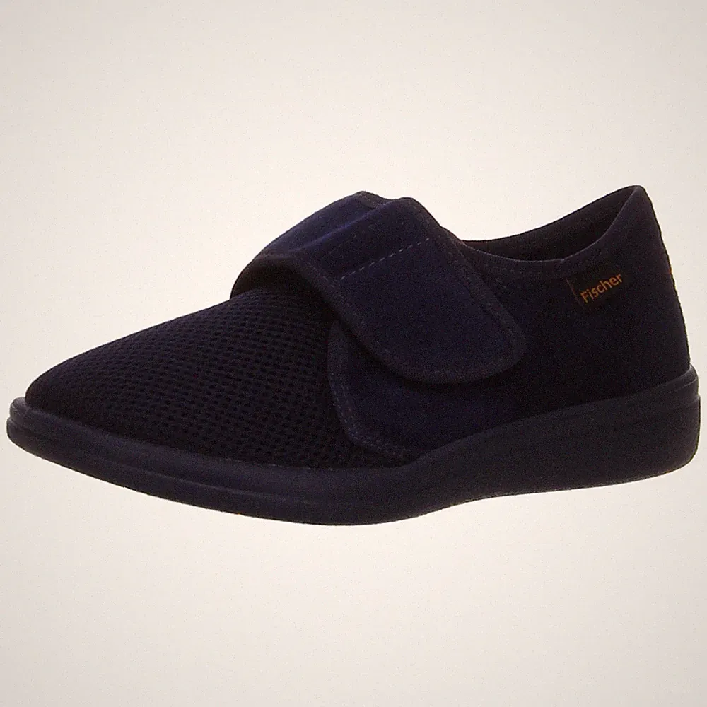 D. Hausschuhe von Fischer Markenschuhe in Blau