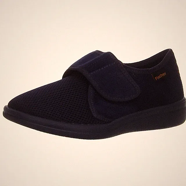 D. Hausschuhe von Fischer Markenschuhe in Blau