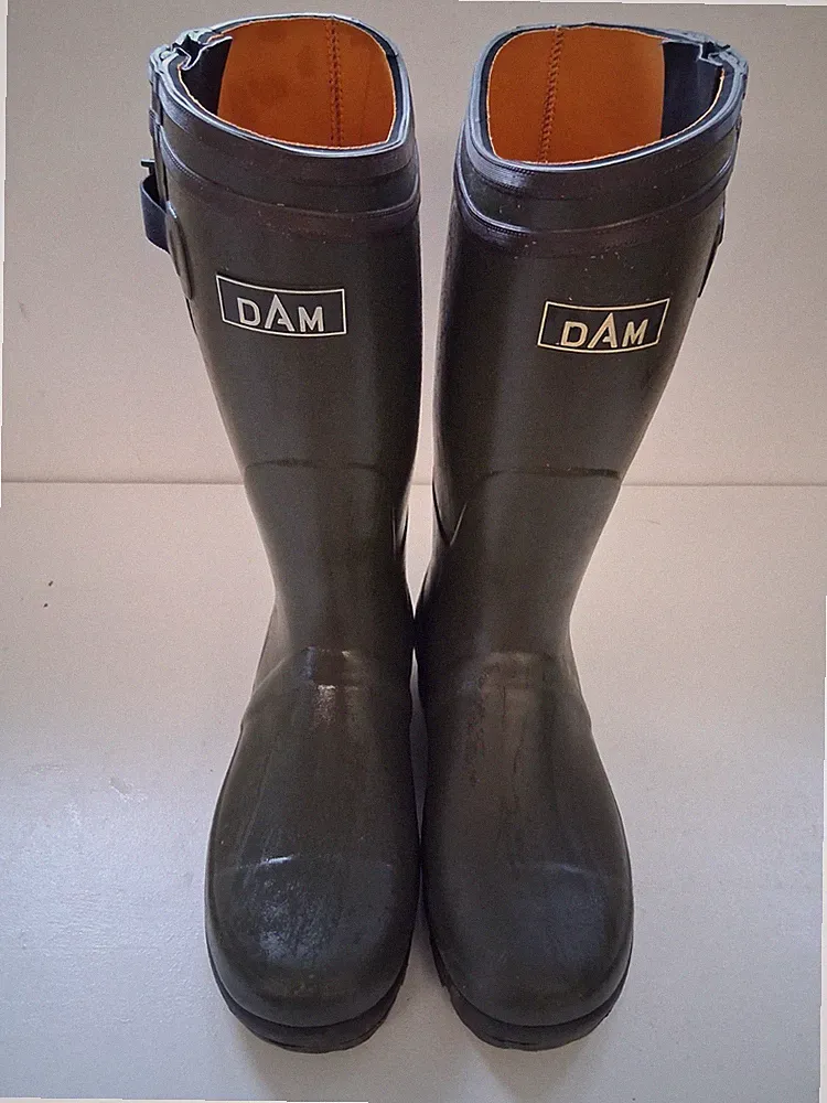 DAM Flex Neoprene Rubber Boots Herren (Olive) Gr. 43 im TOP Zustand