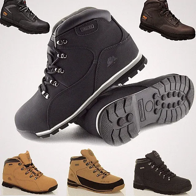 DAMEN BODENARBEIT LEICHTE STAHLKAPPE SICHERHEIT ARBEIT DAMENSTIEFEL SPORTSCHUH GR.