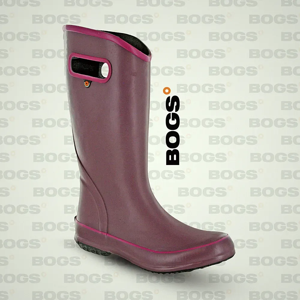 Lila Festivalstiefel
