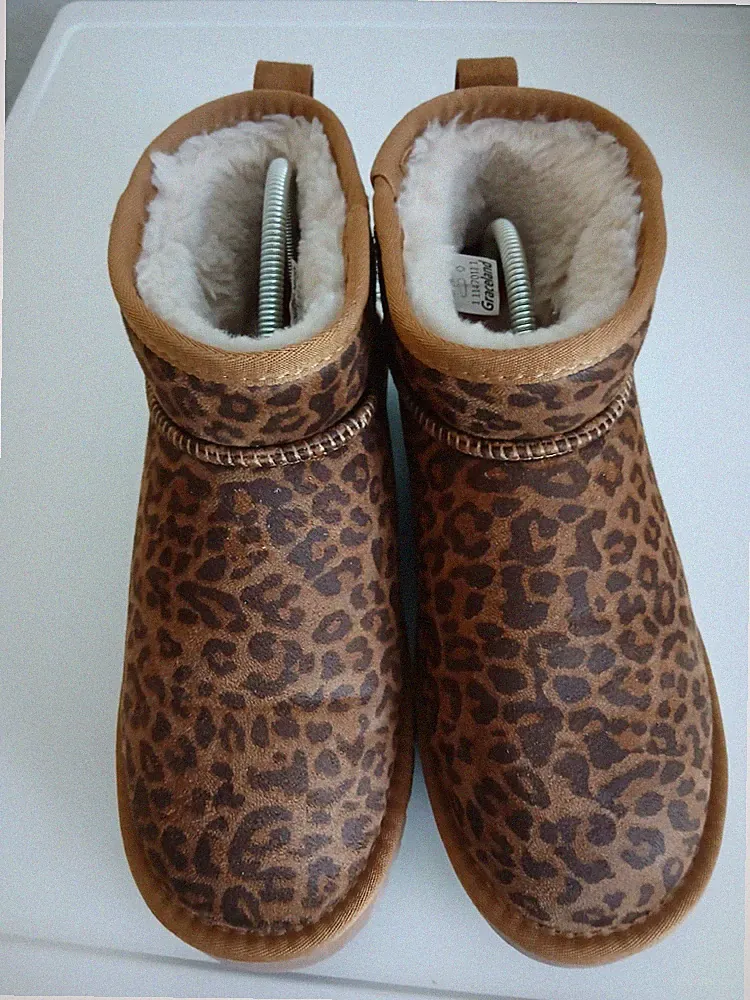 Kunstleder Bootie
