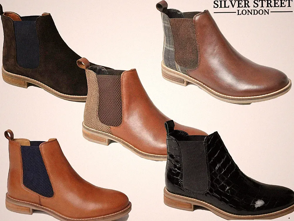 Damen Chelsea Stiefeletten Damen Freizeit Händler niedriger Absatz Leder Wildleder Schuhe