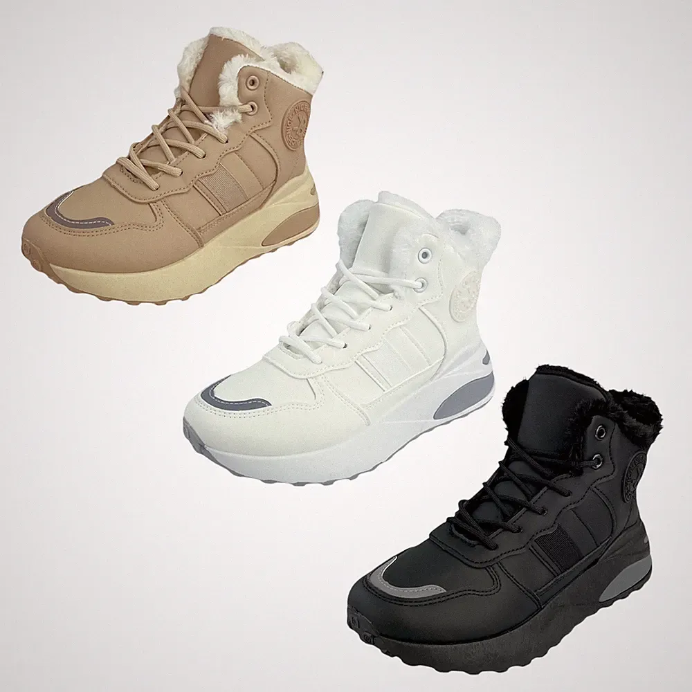 Damen Chunky Sneaker Stiefeletten Outdoor Boots Stiefel Gefüttert Winter 73772