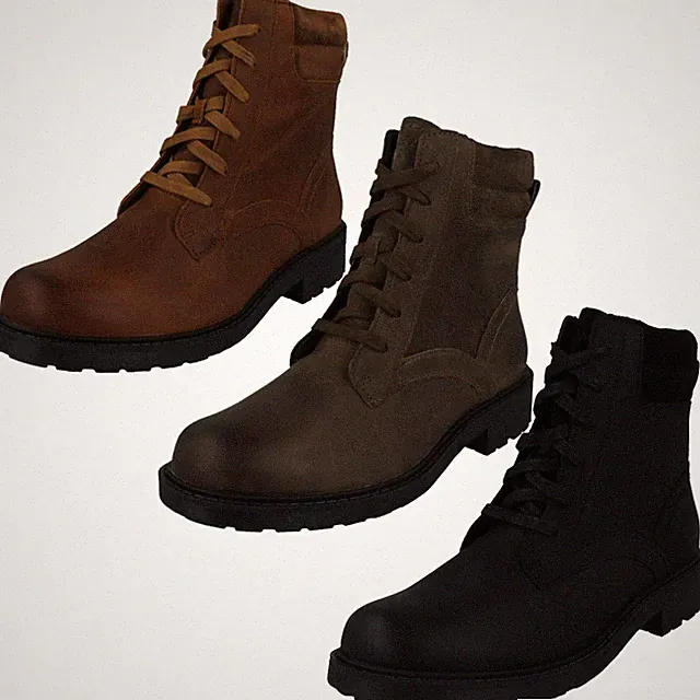 Damen Clarks 'Orinoco 2 Spice ' Leder Schnürung und Casualverschluss Stiefeletten