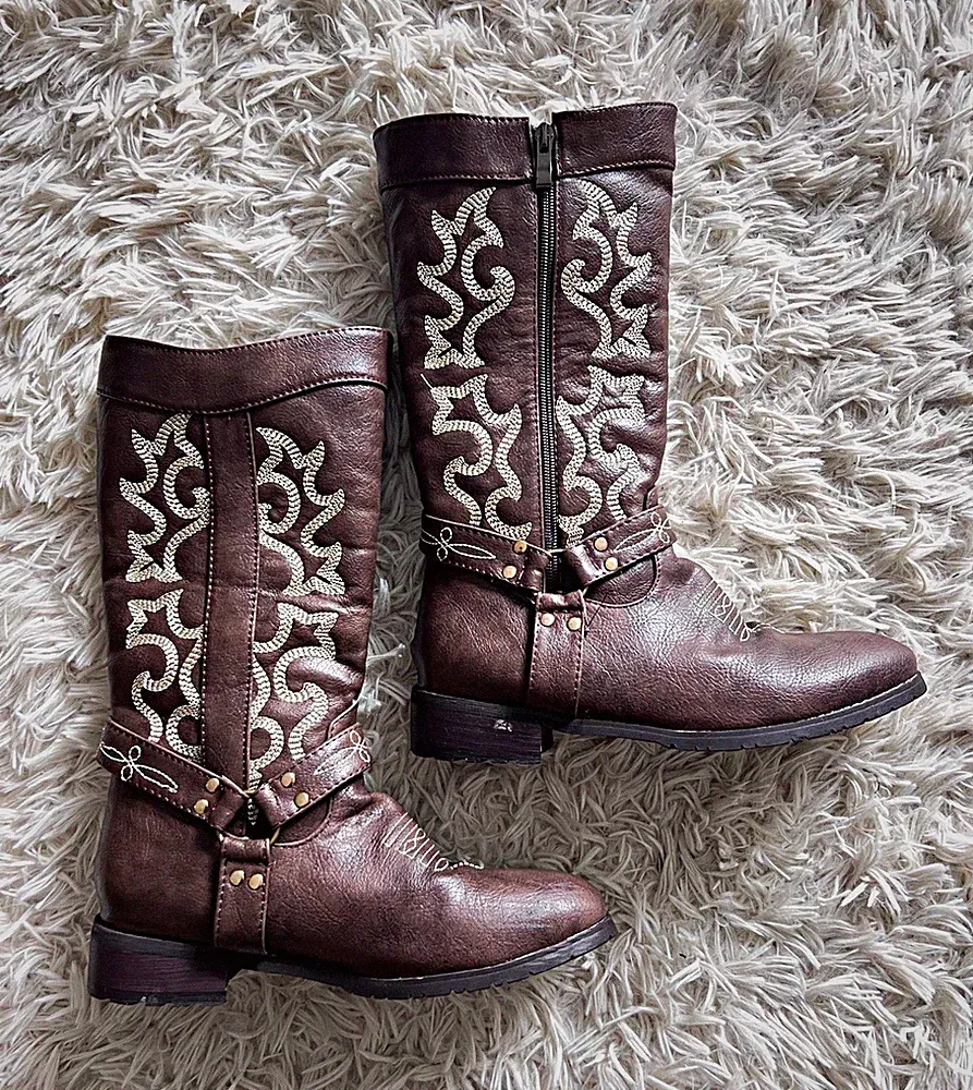 Reißverschluss Cowboystiefel