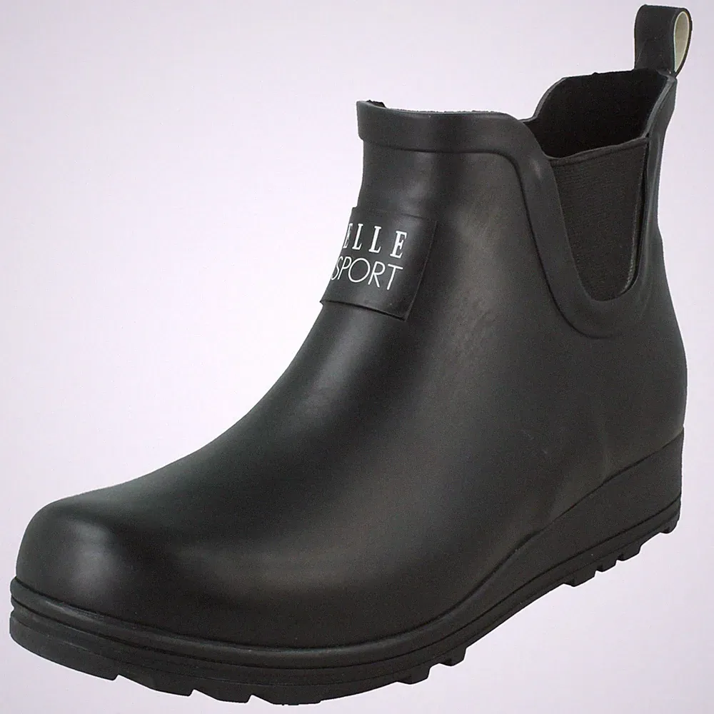 Damen Elle Sport bequeme Pull On kurze Knöchel Chelsea Gummistiefel, X1R278