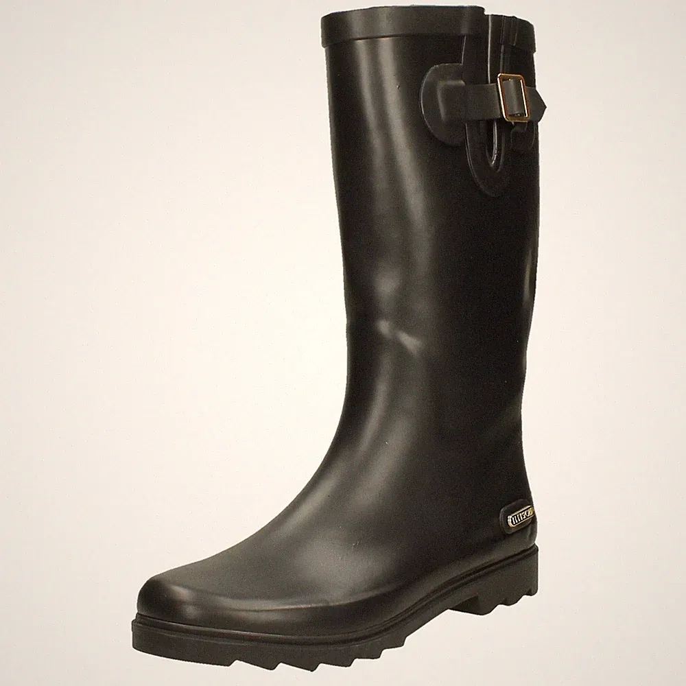 Damen ELLE SPORT Zum Überziehen Warm Gefüttert Gummistiefel mit Schnalle