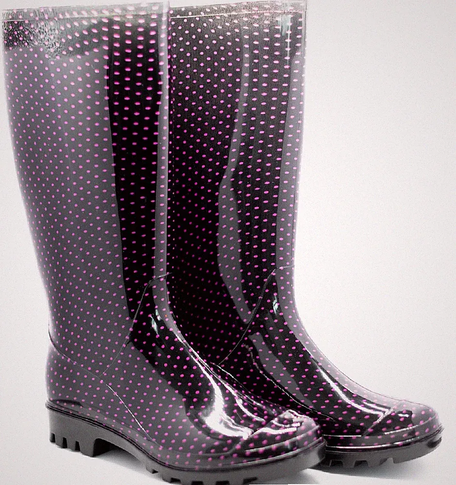 DAMEN FRAUEN FESTIVAL GUMMISTIEFEL REGEN WASSERDICHT GARTEN GUMMISTIEFEL SCHUHE GR.