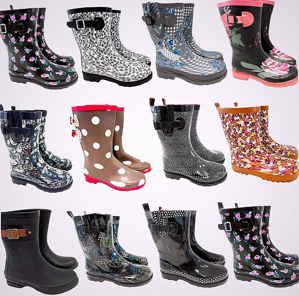 DAMEN FRAUEN GARTEN REGEN WASSERDICHT KURZ GUMMISTIEFEL FESTIVAL GUMMISTIEFEL GR.