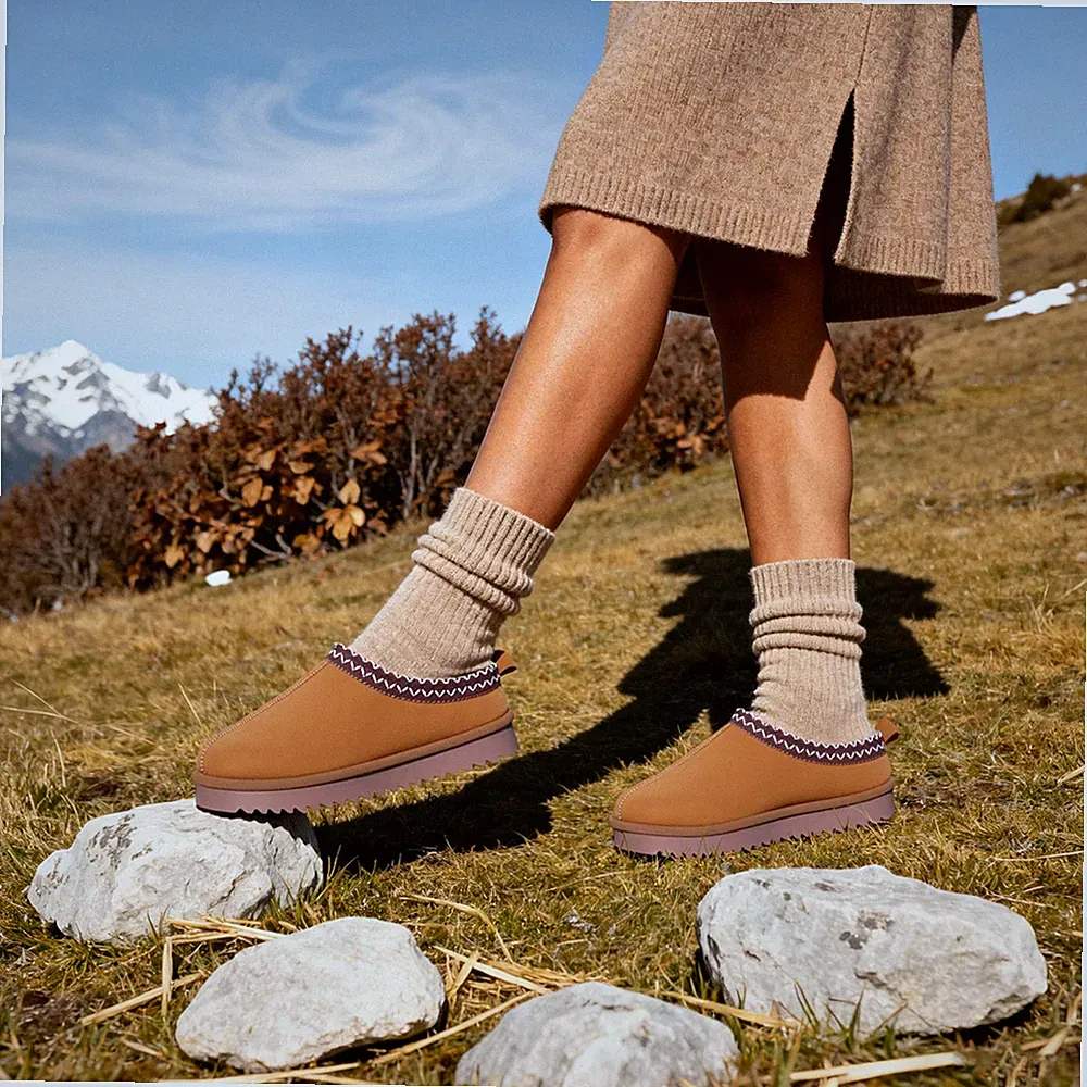 DAMEN FRAUEN WARM KUNSTFELL KUSCHELIG SLIPPER OUTDOOR HAUSSCHUHE SCHUHE STIEFEL GRÖSSE