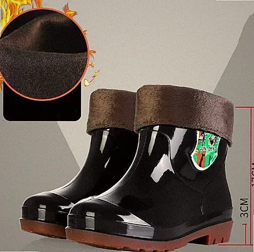 Damen Garten Herren Fischerei Regenstiefel Wasserdichte Rutschfeste GummiSchuh