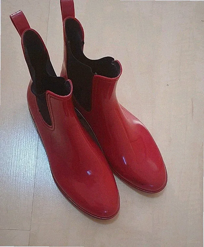 Damen Gummistiefel Boots Gr.37 Rot