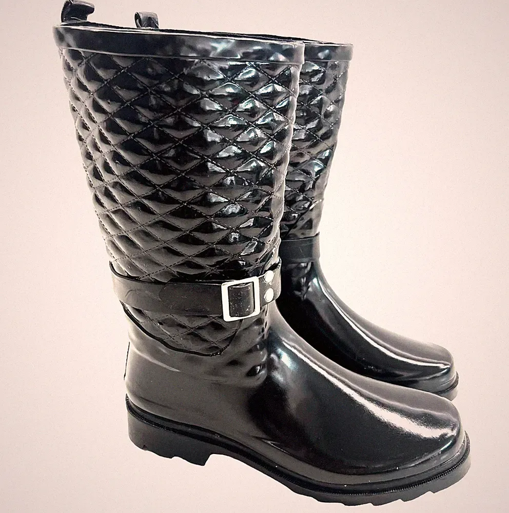 DAMEN GUMMISTIEFEL FESTIVAL REGEN WASSERDICHT DAMEN GARTEN GUMMISTIEFEL SCHUHE GR.