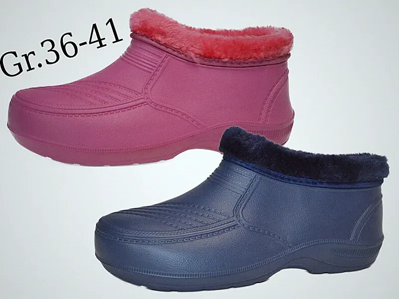 Damen Gummistiefel Gr.36-41 Gummischuhe Galosche Gartenschuhe Clogs NEU 2736
