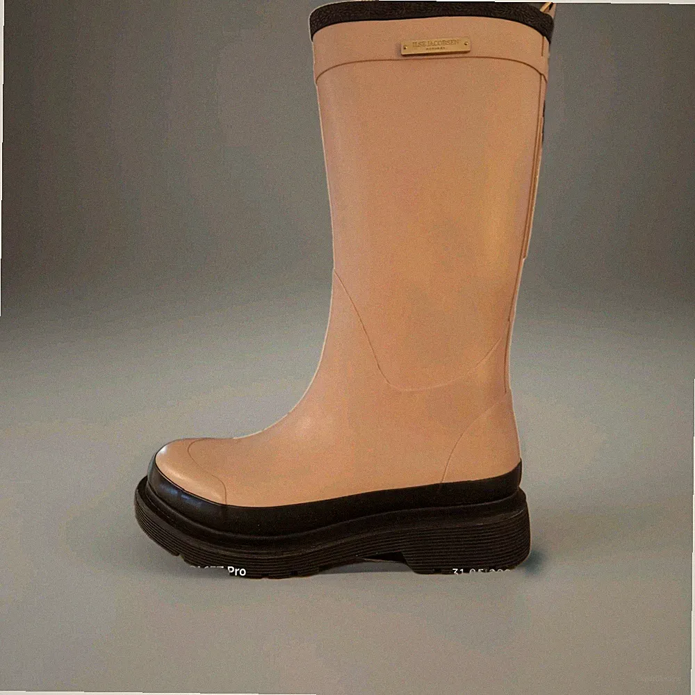 Damen Gummistiefel Ilse Jacobsen Gr. 40 Neuwertig beige/rosé