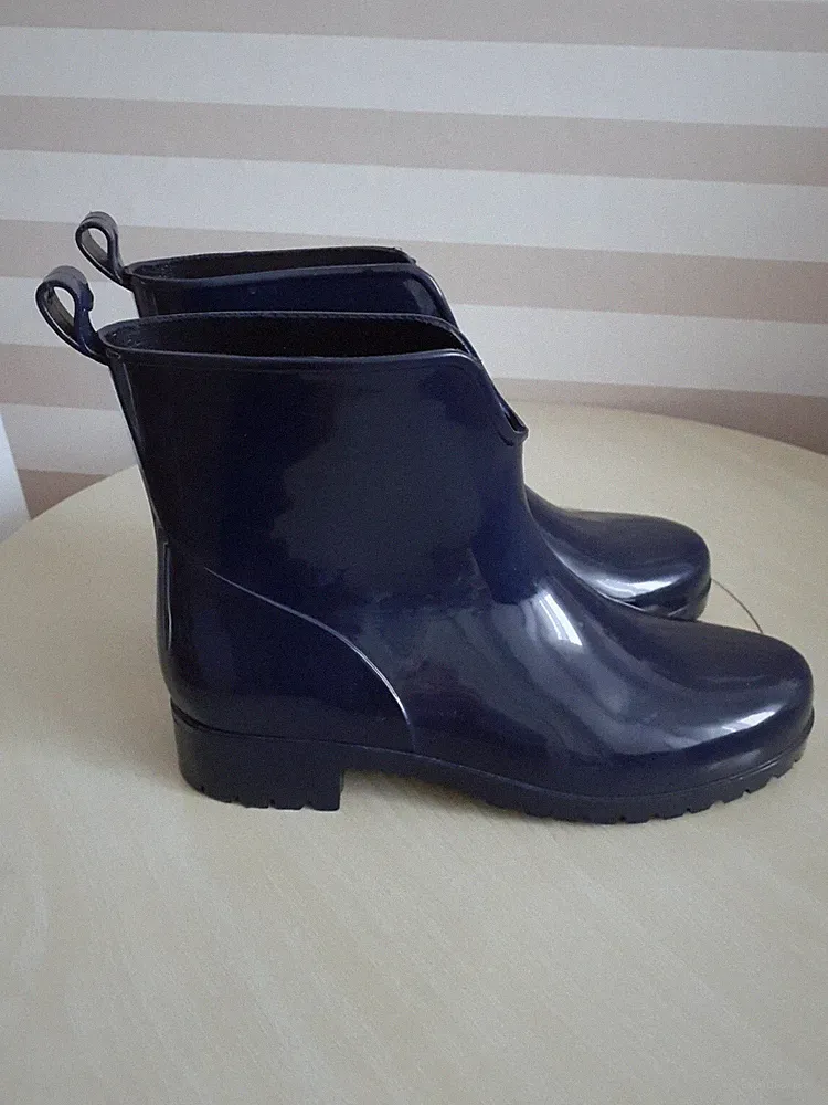 Blau Glitzerstiefel