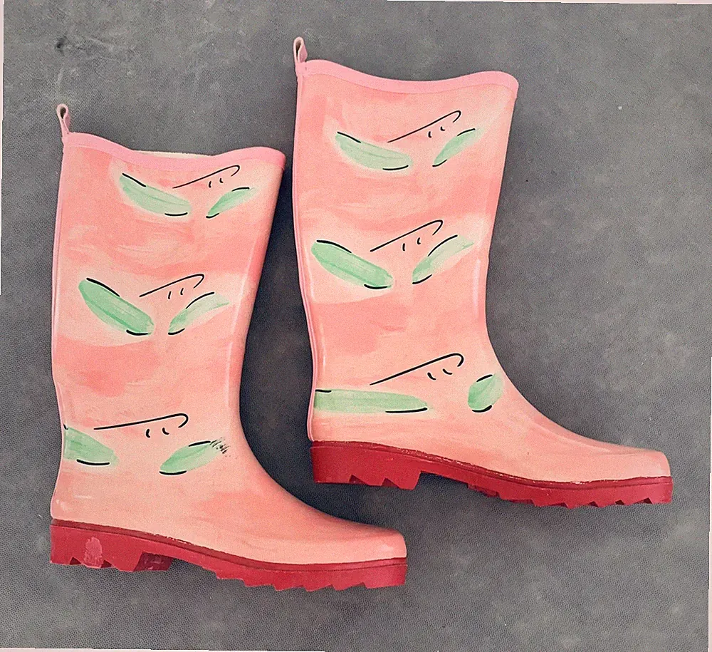 Damen Gummistiefel Regenstiefel Gummi *Spring* Gr. 36 / 37