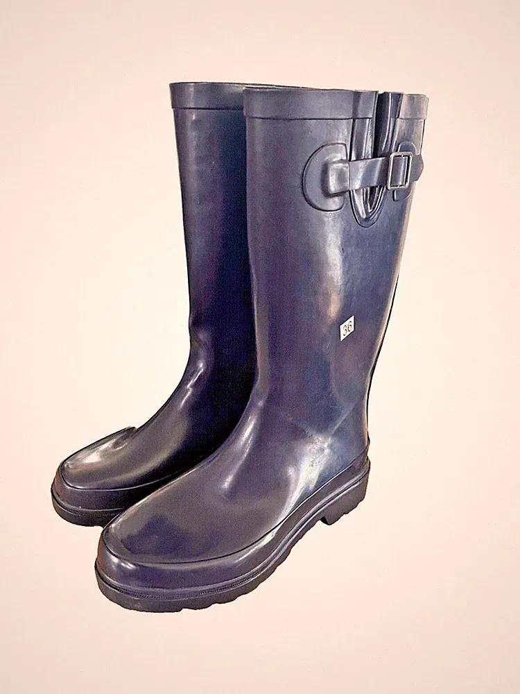 Blau Reitgummistiefel