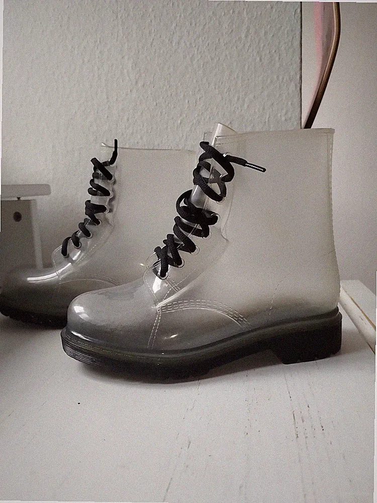 Transparent Gummistiefel