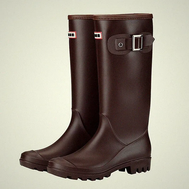 Damen Gummistiefeletten Gummistiefel Wasserdicht Regenstiefel Gartenstiefel Hoch