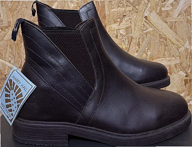 Damen Harry Hall "Recife Boot" Leder Stiefeletten. Uk6,5 Eu40. Braun. Neu mit Etikett