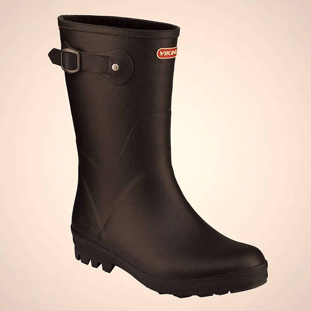 Damen Hedda Winter Gummistiefel, Schwarz Black 2, 42 EU