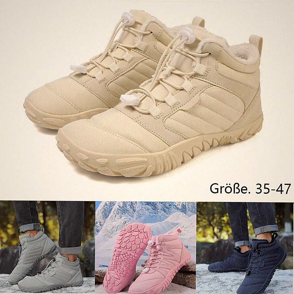 Damen Herren Stiefel Warm Gefüttert Winter Stiefeletten Schuhe Schneeschuhe