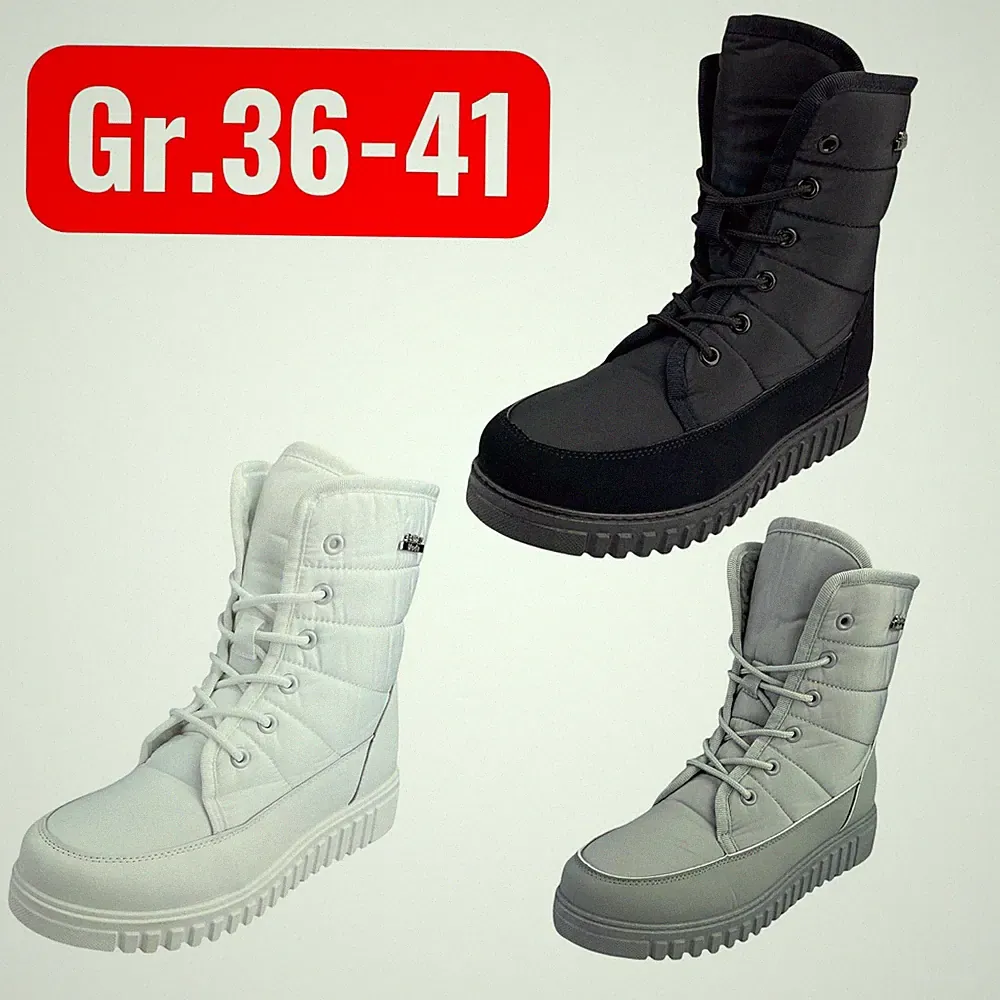 Damen Kinder Stiefel Stiefeletten Boots Warm gefüttert Schneestiefel Winterschuh