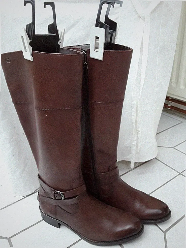 Damen Lang-Schaft-Lederstiefel 37,GERRY WEBER neu