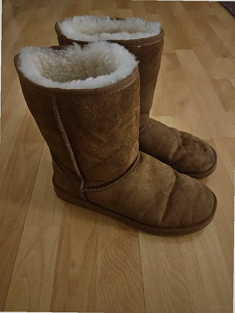 Damen/Mädchen Stiefelette Boots Braun Größe 42 (
