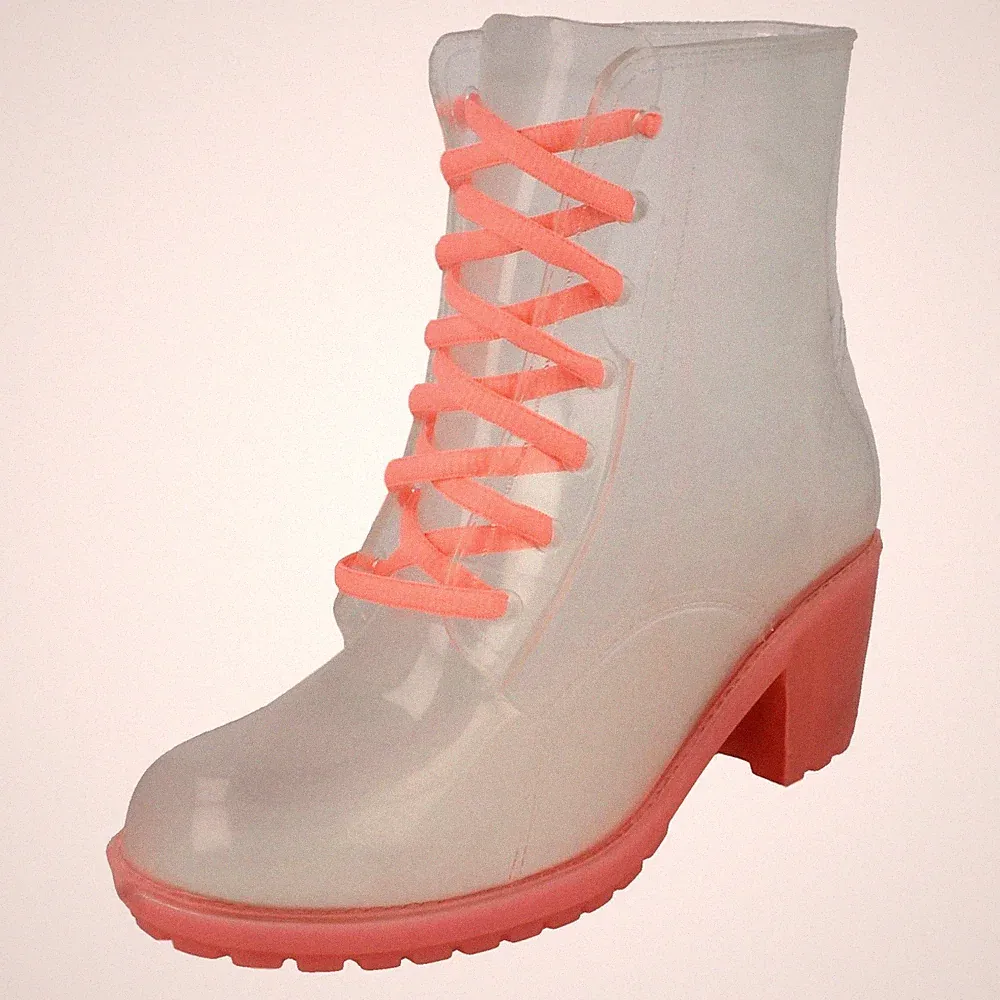 Damen Mid Heel Wellington Spot On