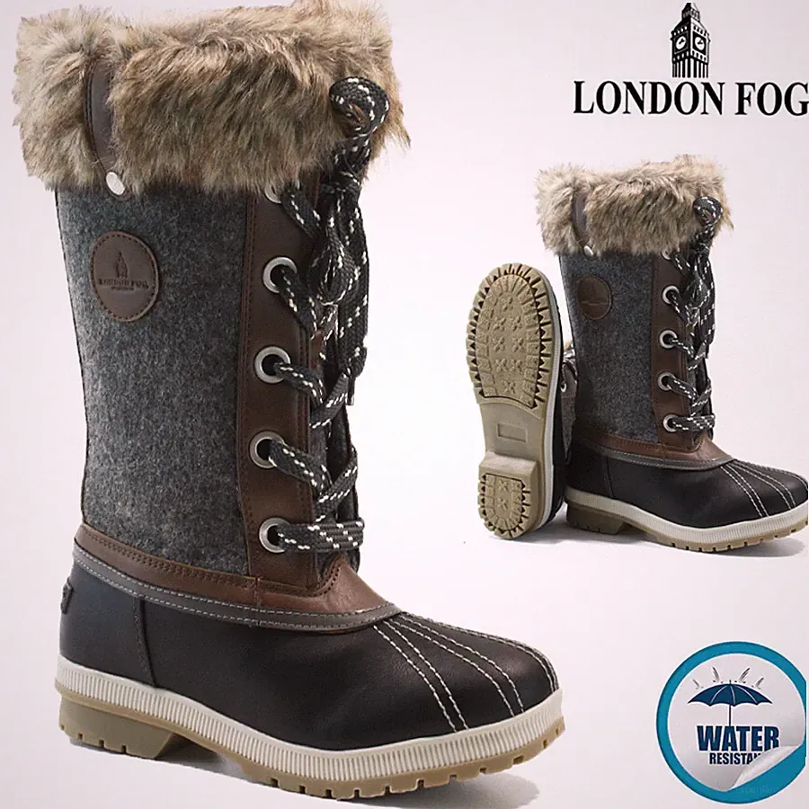 DAMEN NEU WARME SCHNEESTIEFEL WINTER WASSERABWEISEND MUCKER THERMO GUMMISTIEFEL FELL