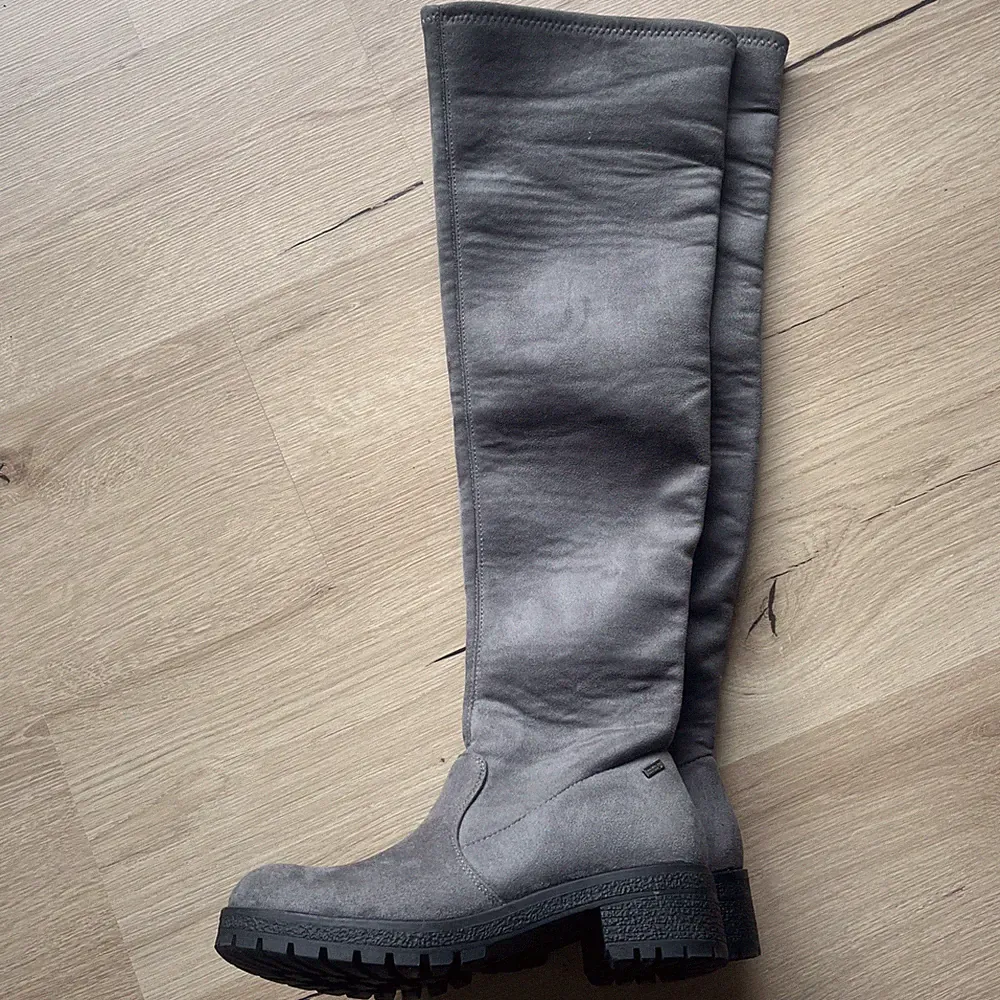 Grau Over-Knee