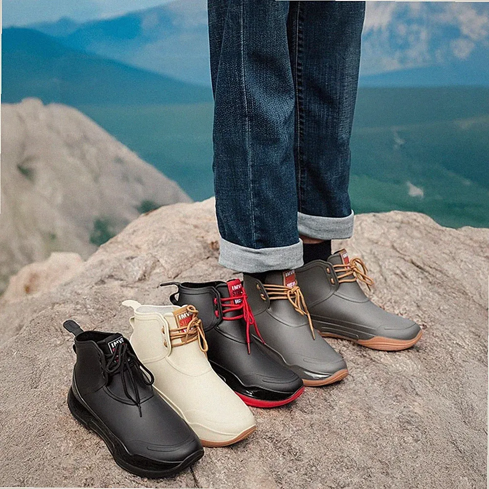 Damen Regenstiefel Gefüttert Stiefel Arbeite Küche Gummistiefel Garten Schuhe
