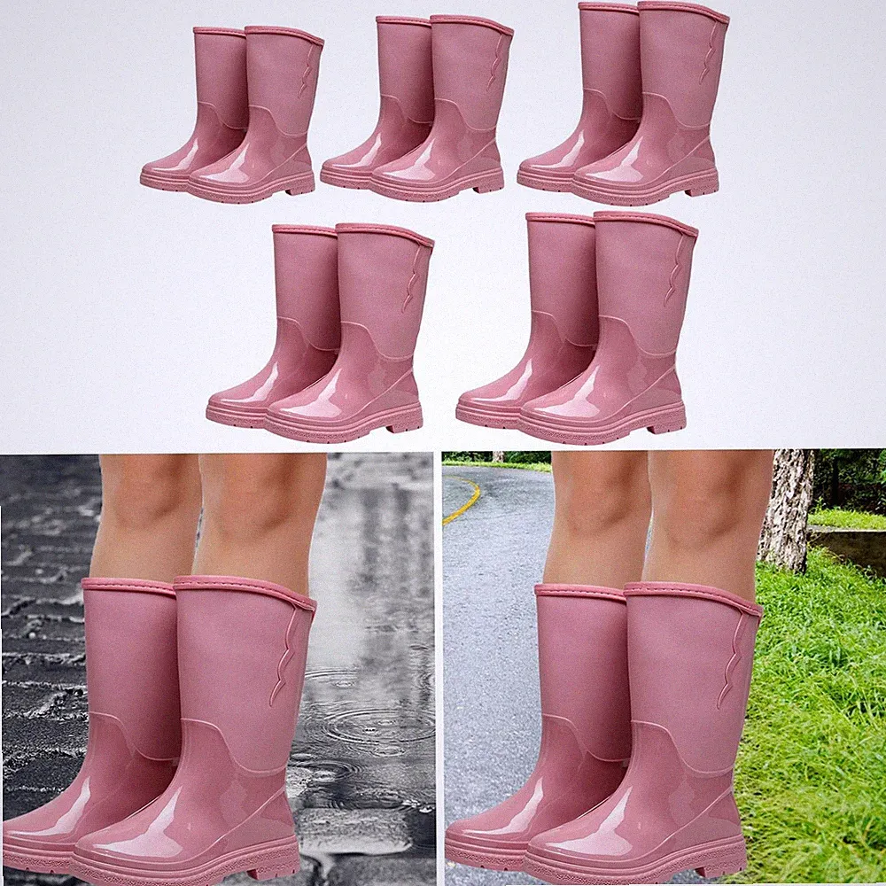 Damen Regenstiefel wasserdichte Schuhe Regenschuhe zum Angeln Reisen Camping