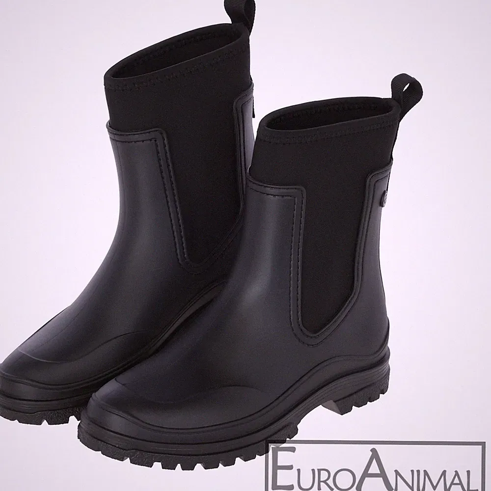 Damen Reitstiefelette RainBoots Gr. 35-41 Gummistiefel wasserdicht rutschfest