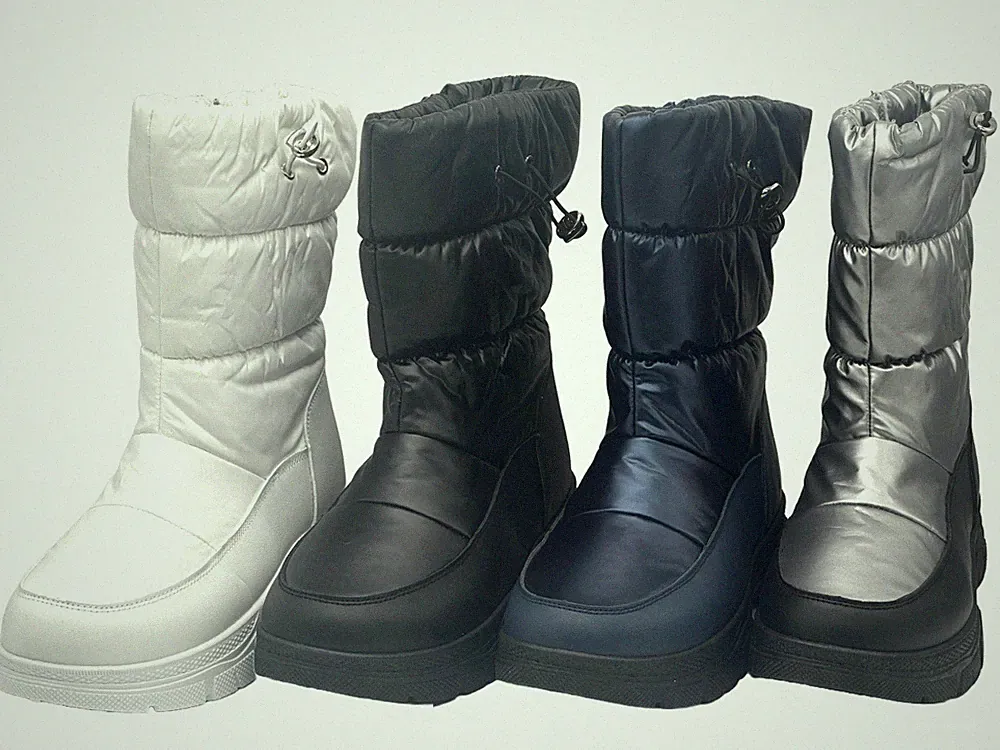 Damen Schneestiefel Boots Stiefel Winterschuhe Gefütterte Winterstiefel