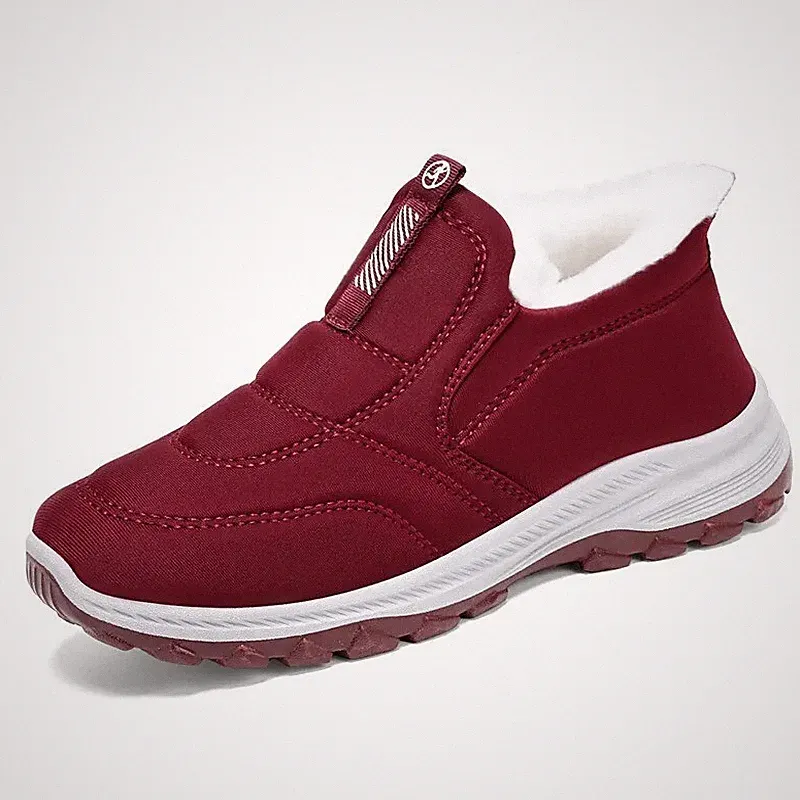 Damen Schneestiefel mit Fell gefüttert, warm, passend