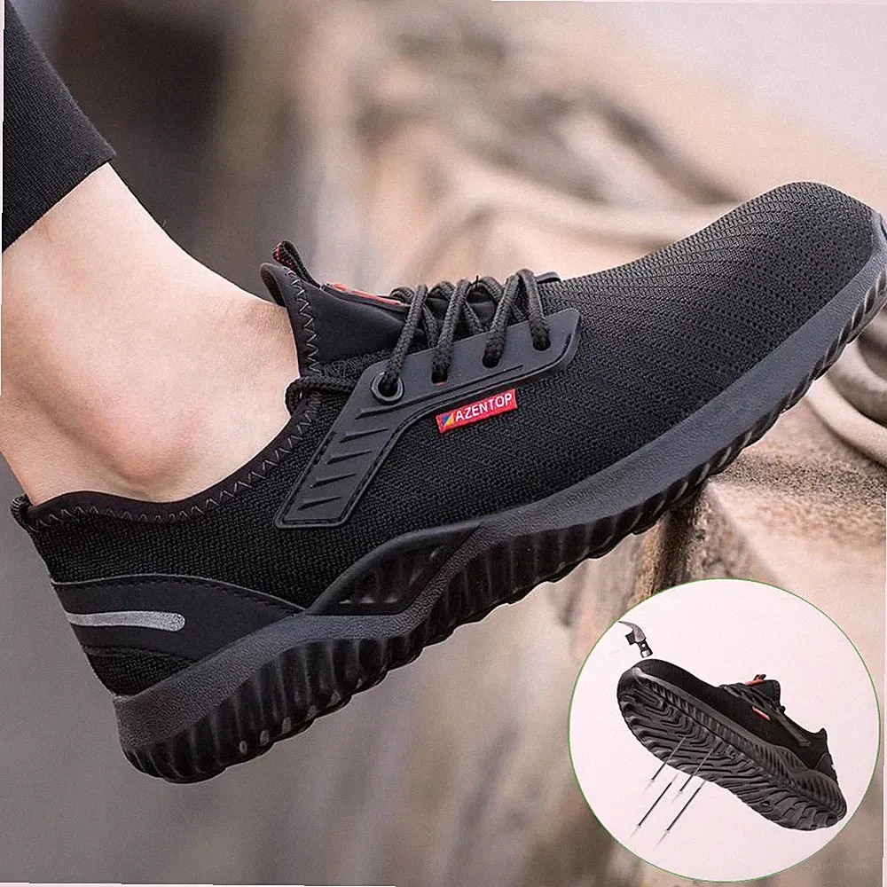 Damen Sicherheitsschuhe Sneaker Leicht Stahlkappe Herren Arbeitsschuhe DE