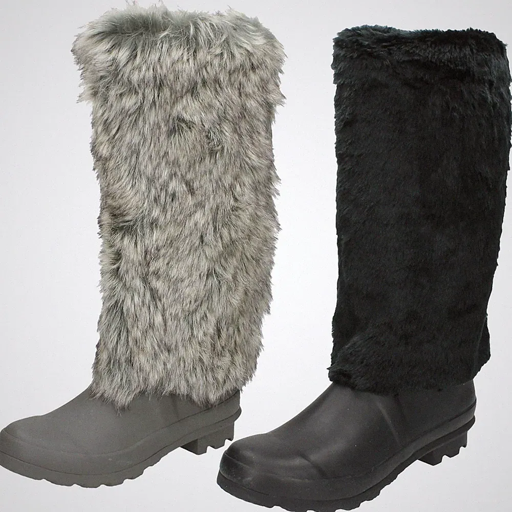 Pelz Gummistiefel