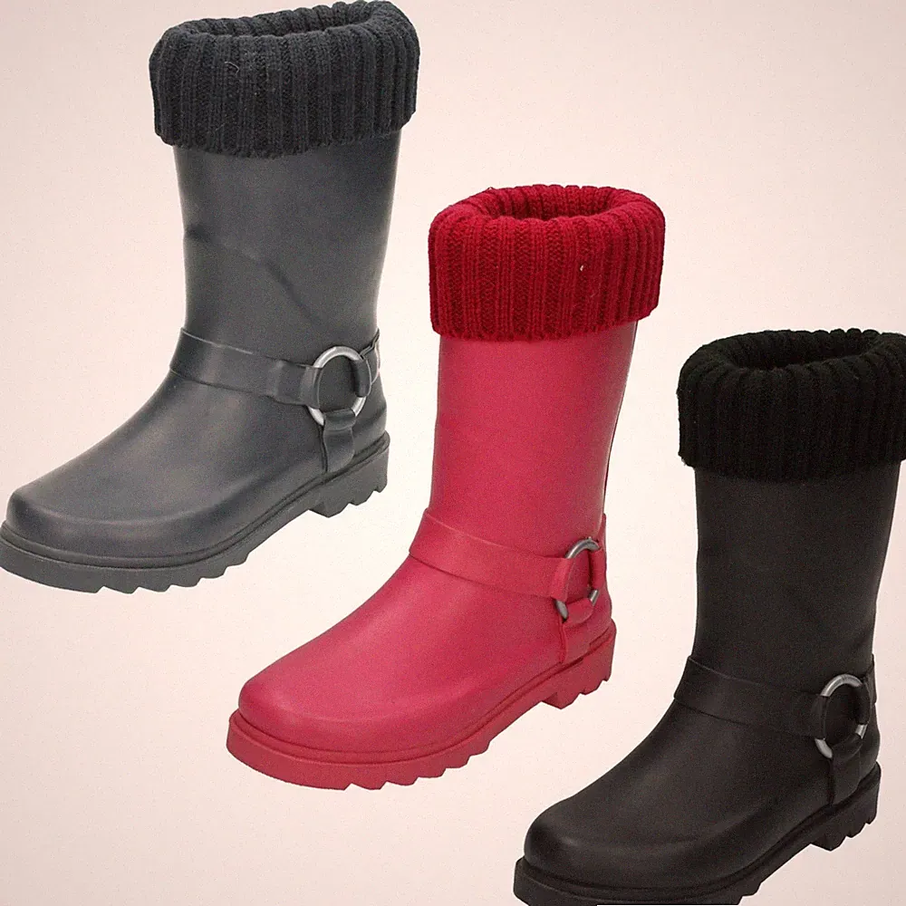 Damen Spot On Gummistiefel, Warm Gefüttert Gummistiefel