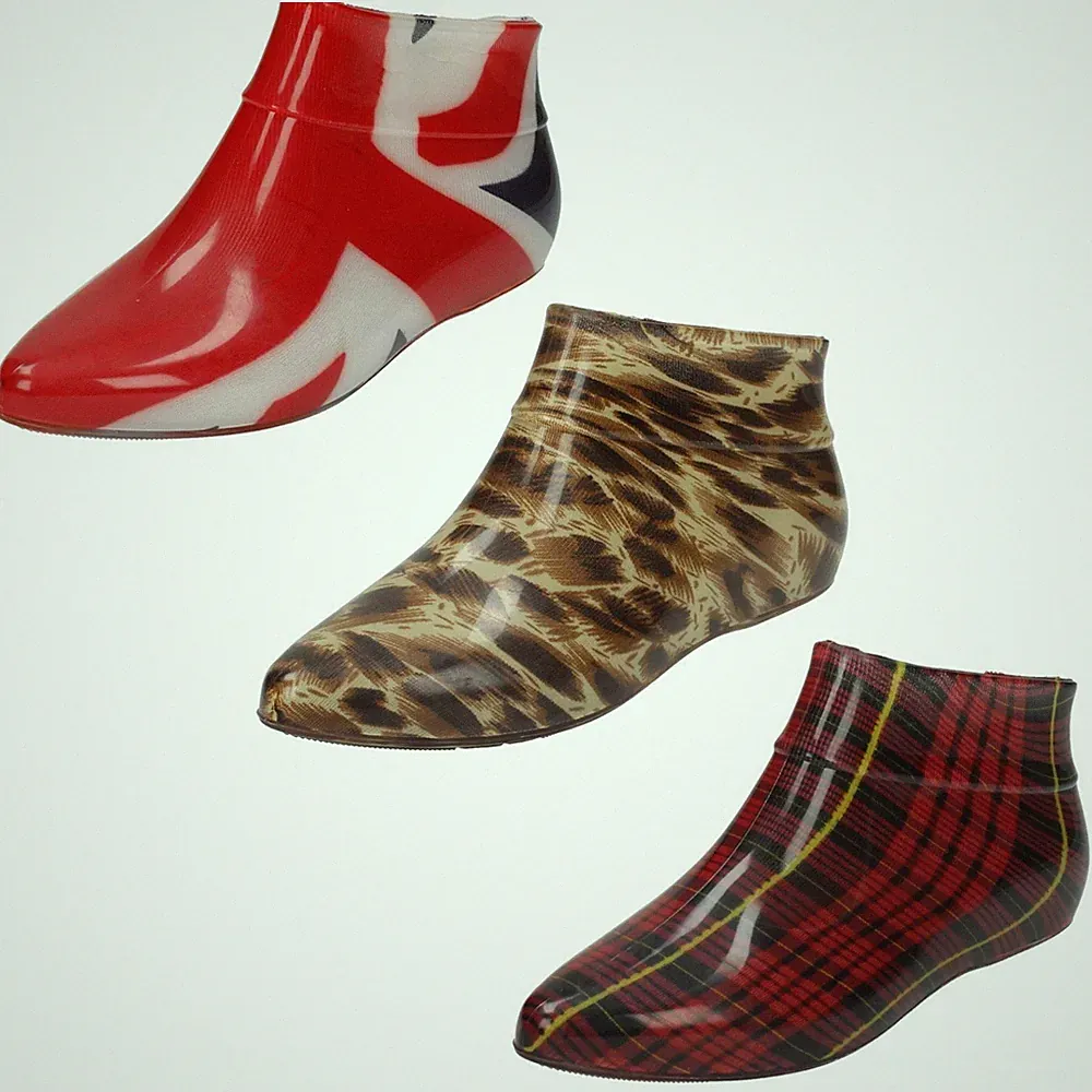 Damen Spot On Synthetisch Pixie Stil Knöchelhohe Gummistiefel