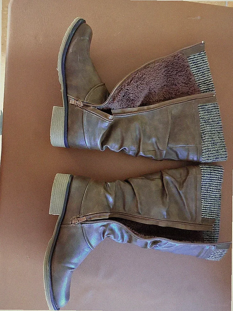 damen stiefel 39 leder braun