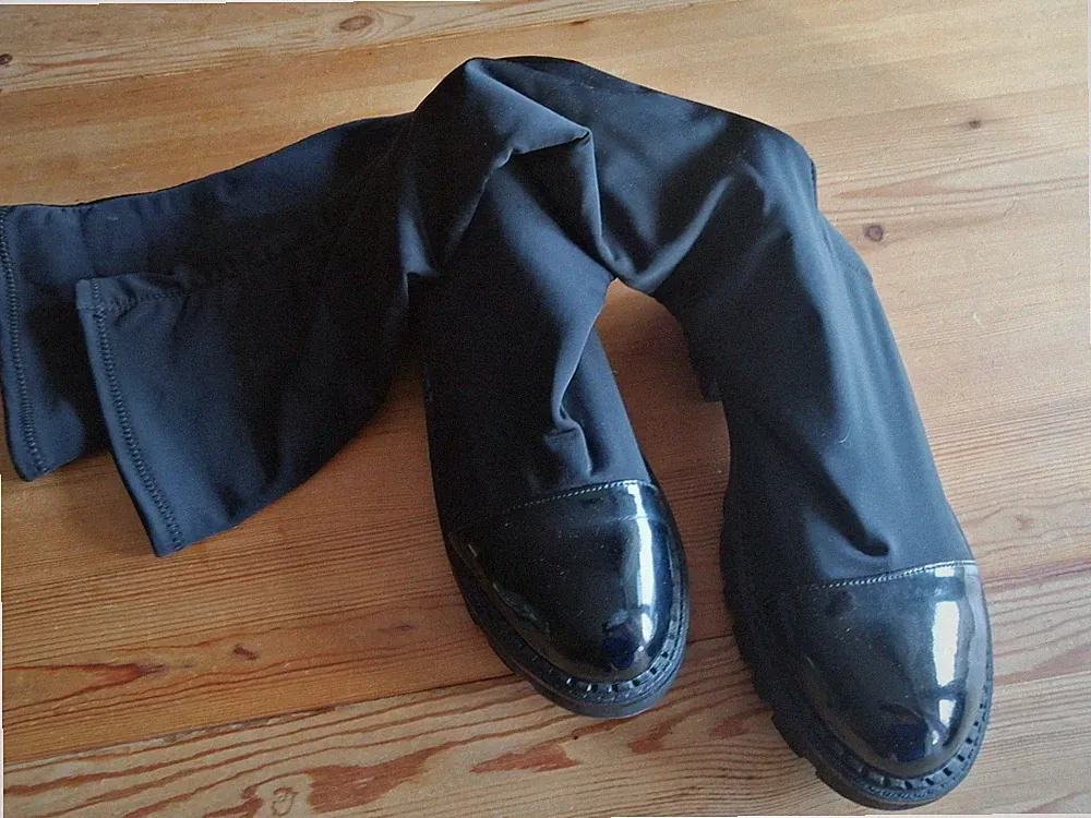 Glitzerstiefel Damen