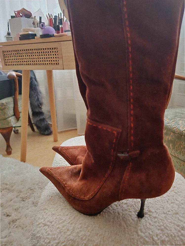 Damen Stiefel Braun Größe 38,5 Größe