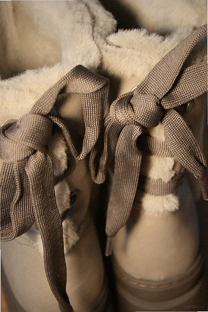Damen Stiefel Gefüttert, Khaki, Größe 40