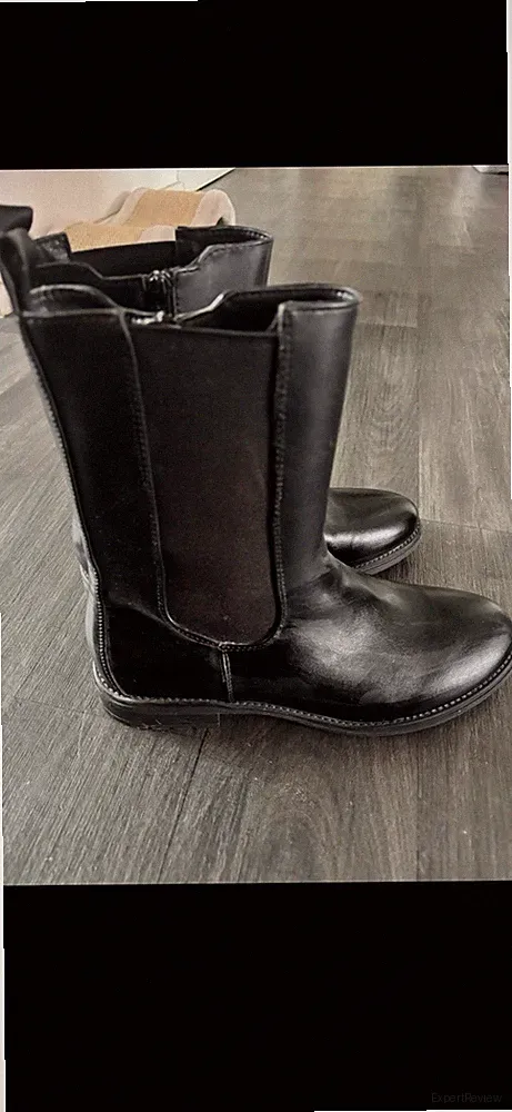Damen Stiefel Halbhoch Schwarz Boots Gr.40