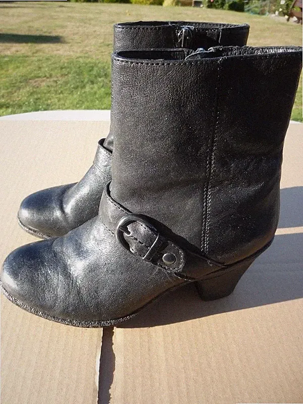 Damen Stiefel, Medicus, Warmfutter, Absatz (7 cm), schwarz, Gr. 3,5 UK (36,5)